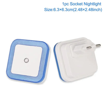 Mini LED Night Light EU Plug In Smart Control Sensor Ambient Light For