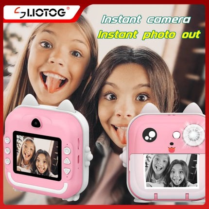 Children Digital Camera 1080P HD Toys Thermal Print Camera for Boys