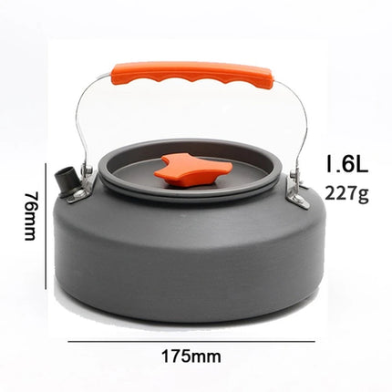 0.8L/1.1L/1.2L/1.6L/2L/2.5L Aluminum alloy Portable Outdoor Camping
