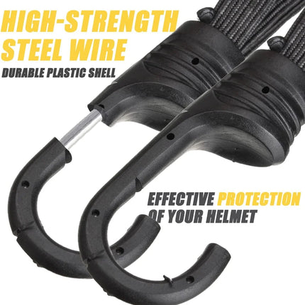 SEAMETAL 60/90CM Motorcycle Helmet Straps Hook Luggage Retractable