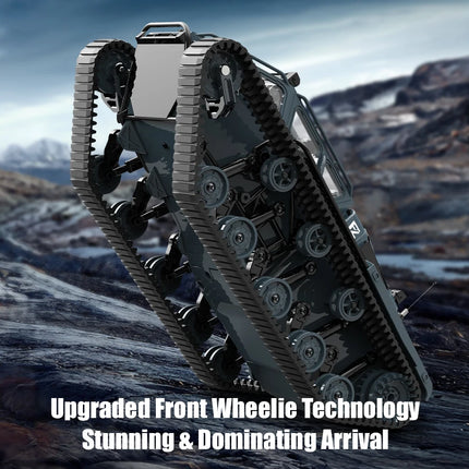 JJRC C8812 LED Light Full Scale Tracked Tank Simulation Model Toy RC