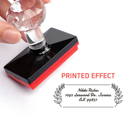 Custom Laser Address Stamp Set - Personalized Wedding & Office Gifts,