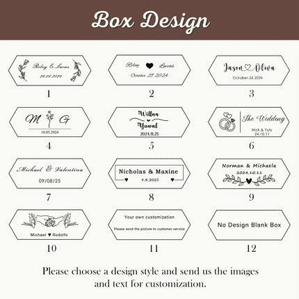 Free Custom Personalized Walnut Wooden Ring Box Engraved Engagement