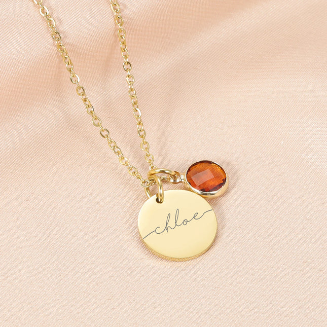 Personalized Birthstone Necklace For Women Best Christmas Gift Jewelry