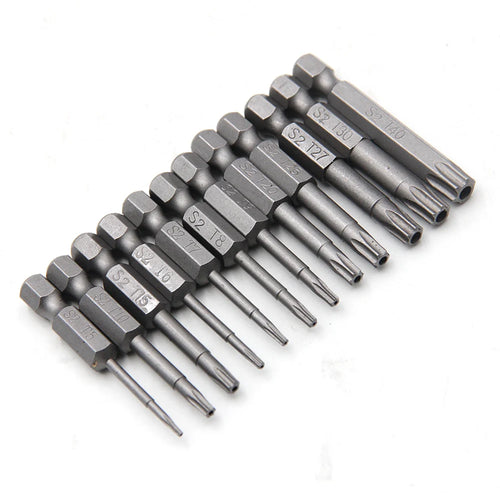 50-75-100mm Hollow Plum Blossom Extended S2 Screwdriver Set with