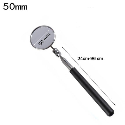 360° Inspection Mirror LED Light Telescoping Mirrors Extend Mechanic