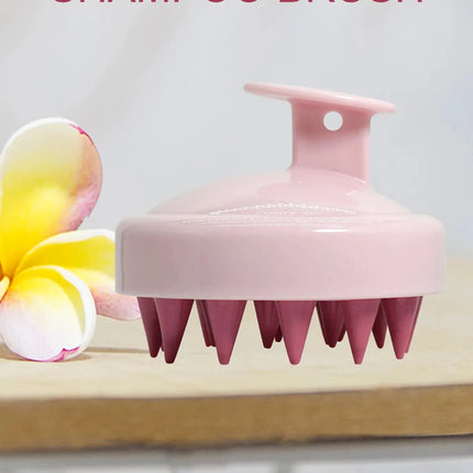 Silicone Shampoo Scalp Hair Massager Head Body Scalp Massage Brush