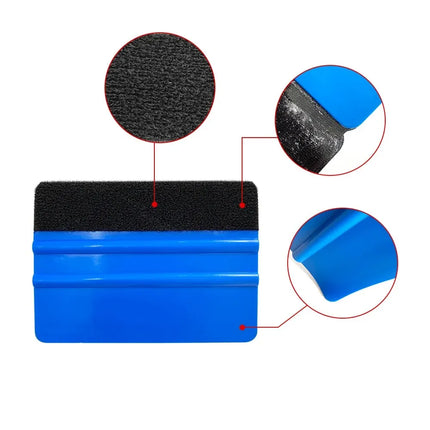 Car Film Wrap Tool Kit Vinyl Spatula Vinyl Scraper Cutter for Vehicle