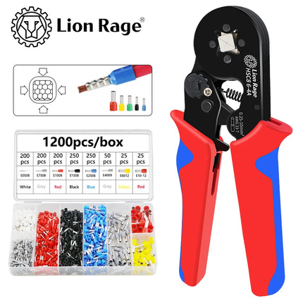 Manual crimping tool for ferrule terminals HSC8 6-4 ferrule crimping