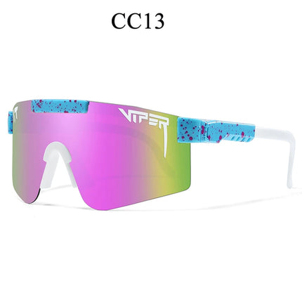 Men Women Pit Viper Cycling Glasses UV400 Sunglasses Adults Outdoor