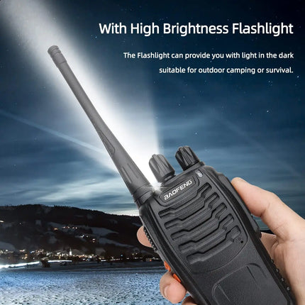 1/2 PCS Baofeng BF 888S Walkie Talkie UHF 400 470MHz 888s Long Range