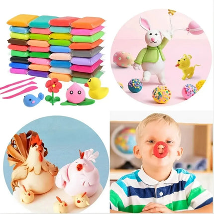 36 Colors Air Dry Clay Set, Ultralight Plastic Clay With Sculpting