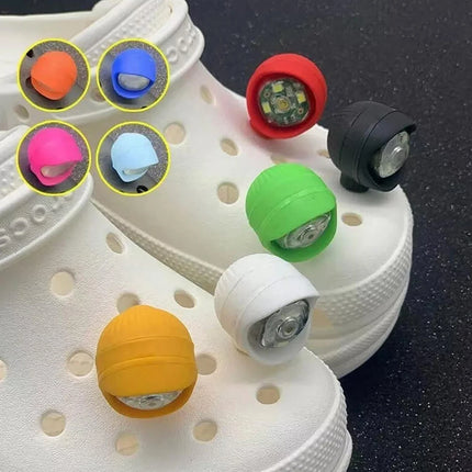 2pcs Shoe Lights,Waterproof Shoe Charms Accessories for Crocs Shoes,3