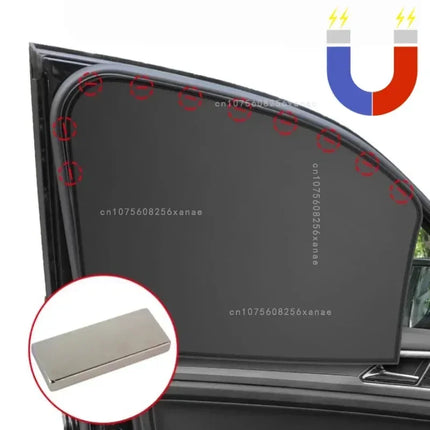 Magnetic Car Window Sunshade Cover Summer UV Protection Car Side Front