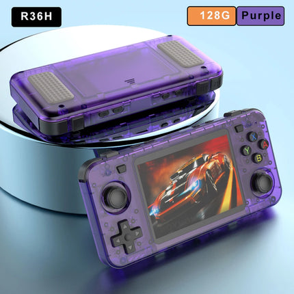 New R36H Retro Handheld Console Open-Source Linux System Classic Game