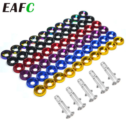 EAFC 10PCS M6x20 Car Styling Universal Modification JDM  Hexagonal