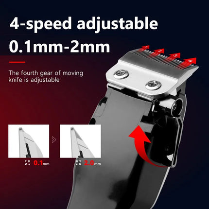 Kemei Professional Hair Clipper Rechargeable Hair Trimmer For Men