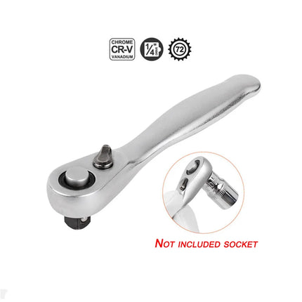 1/4" Mini Socket/ Mini Bit/ 2-in-1 Ratchet Handle Wrenches