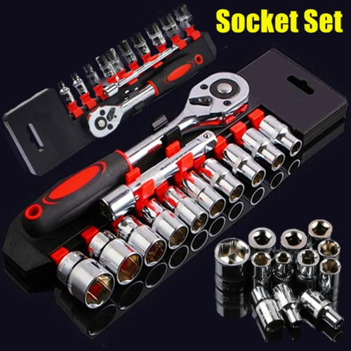 12 Pcs Set Wrench Socket Set Motorcycle Bicycle Repairing Tool