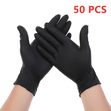 50PCS Pink Nitrile Gloves Disposable Powder Free Household Cleaning