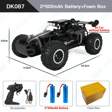 ZWN 1:16/1:20 2.4G Model RC Car With LED Light 2WD Off-road Remote