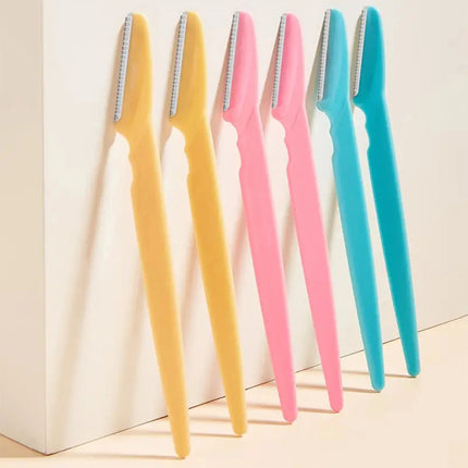 10/40Pcs Eyebrow Trimmer Face Blade Shaver Portable Eye Brow Epilation