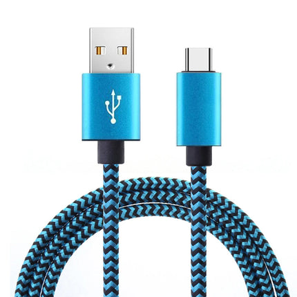 USB Type C Cable Date Sync 2.4A Fast 1M 2M 3M Charging Nylon Braided