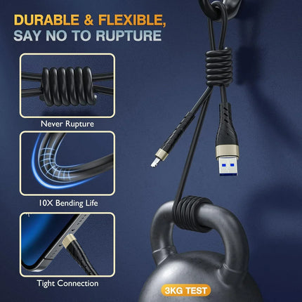 3A Fast Charging USB Cable For iPhone 11 12 13 14 Pro X XS Max 6 7 8