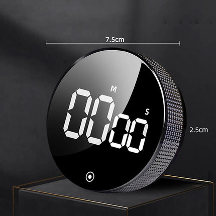 Magnetic Kitchen Timer Digital Timer Manual Countdown Alarm Clock