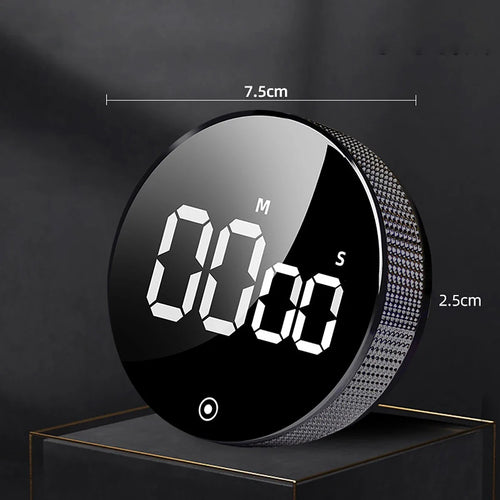 Magnetic Kitchen Timer Digital Timer Manual Countdown Alarm Clock