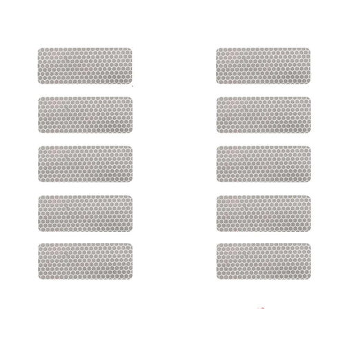 10PCS 3*8CM Car Reflector Safety Strip Stickers Auto Bumper bodywork