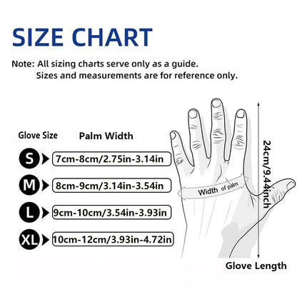 50/100PCS Black Nitrile Gloves Powder Free Waterproof Disposable