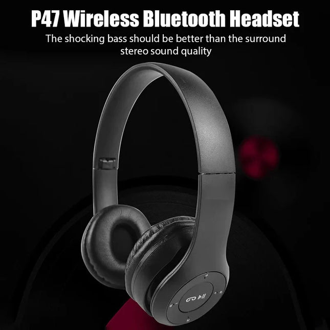 P47 Wireless bluetooth headphone With Mic Headsets Stereo Sound