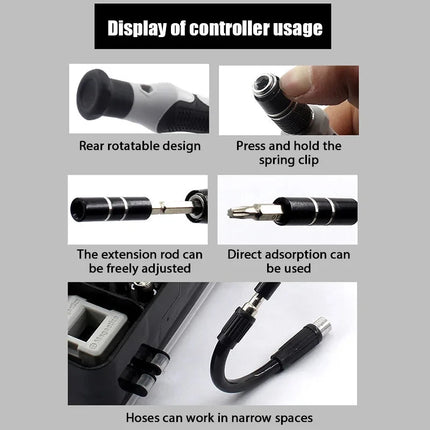 Precision Screwdriver Set 115 in 1 Magnetic Phillips Screw drive Bits