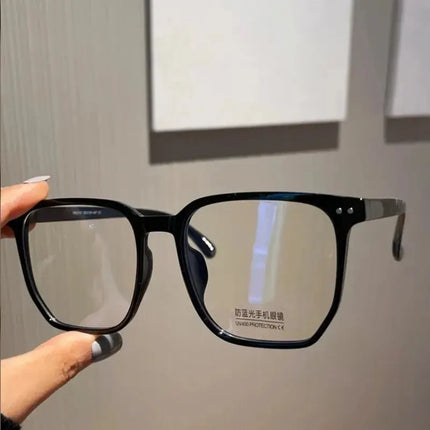 Round Eyewear Transparent Computer Glasses Frame Women Men Anti Blue