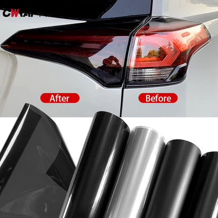 30*200cm Car Headlight Tint Fog Light Taillight Waterproof Stickers