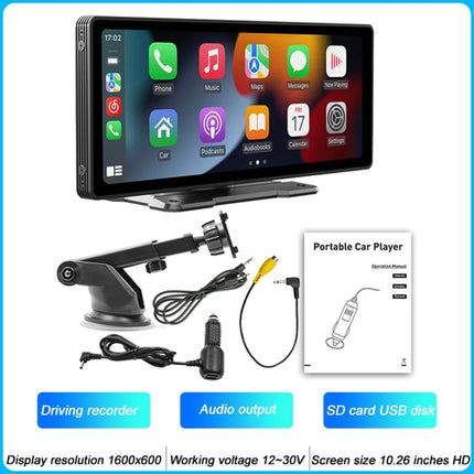 BQCC 10.26 Inch Portable MP5 Multimedia Video Player Android Auto