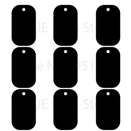 20Pcs Pet Id Dog Tag Aluminum Military Army ID Tag Name Blank Dog Tags