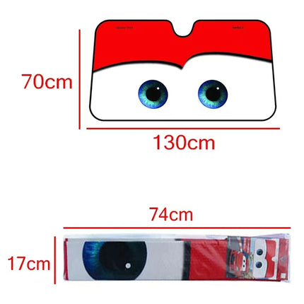 Car Solar Protection 4 Colors Eyes Heated Windshield Sunshade Car