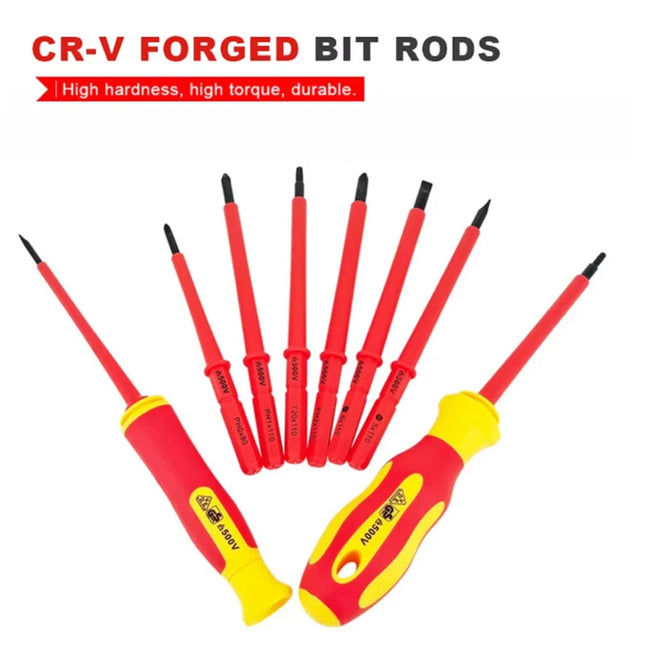 Interchangeable Blade VDE Insulated Screwdriver Set with