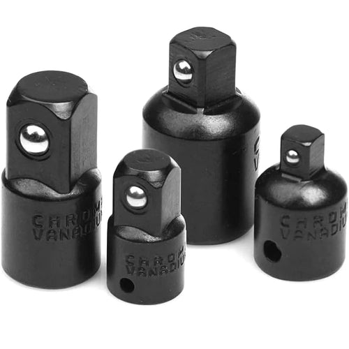 4pcs Socket Convertor Adaptor Reducer Set 1/2 To 3/8 3/8 To 1/4 3/4 To
