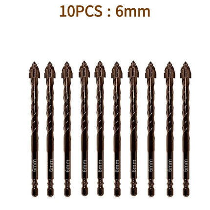 10/7PCS Serrated Drill Bits Set High Strength Special Serrated Twist