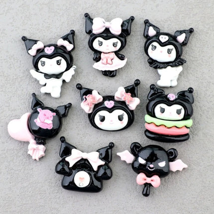Sanrio Kuromi Shoe Charms ABS Cartoon Cute Detachable DIY Decorative