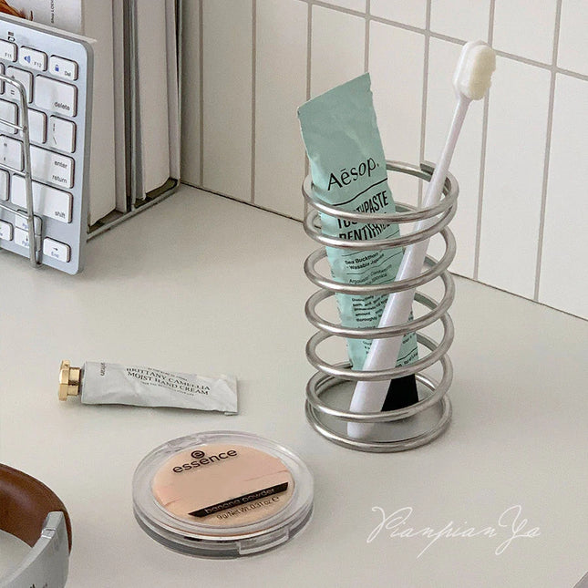 Stainless Steel Toothbrush Holder Metal Bathroom Accessories Tool for
