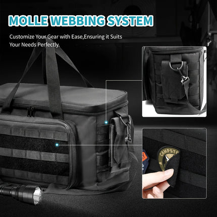 Outdoor Patrol Bag Used By Law Enforcement Police Gear Water Resistant