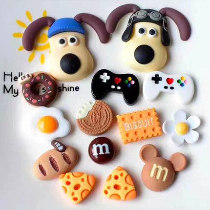 1 Set 14pcs Cute Dogs Shoe Charms Accessories Boys Girls Sandals