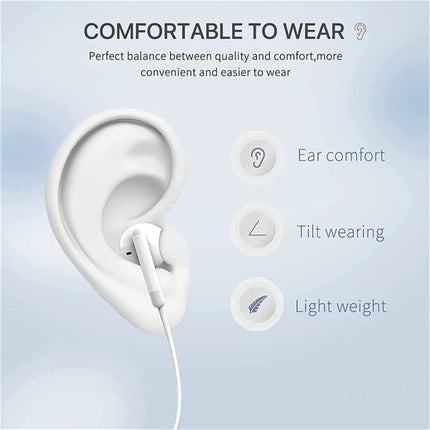 #Wired Headphones In Ear Tpye-c 3.5mm Headset Wired Earphones with