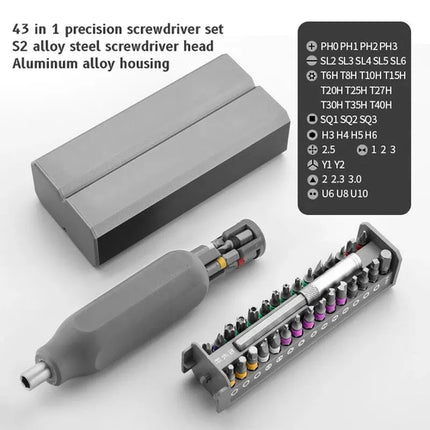 32/43/46 in 1 Precision Screwdriver Set Multifunctional Hand Repair