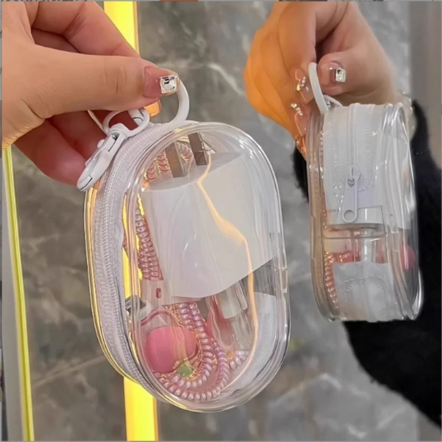 Jewelry Organizer Transparent Storage Box Pouch Mystery Box Keychain