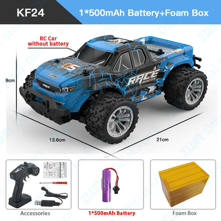 ZWN 1:16/1:20 2.4G Model RC Car With LED Light 2WD Off-road Remote